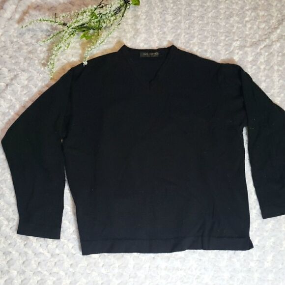 Paolo Mondo large wool v neck sweater - Picture 1 of 2